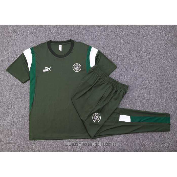 Chandal del Manchester City Manga Corta 2023-2024 Verde